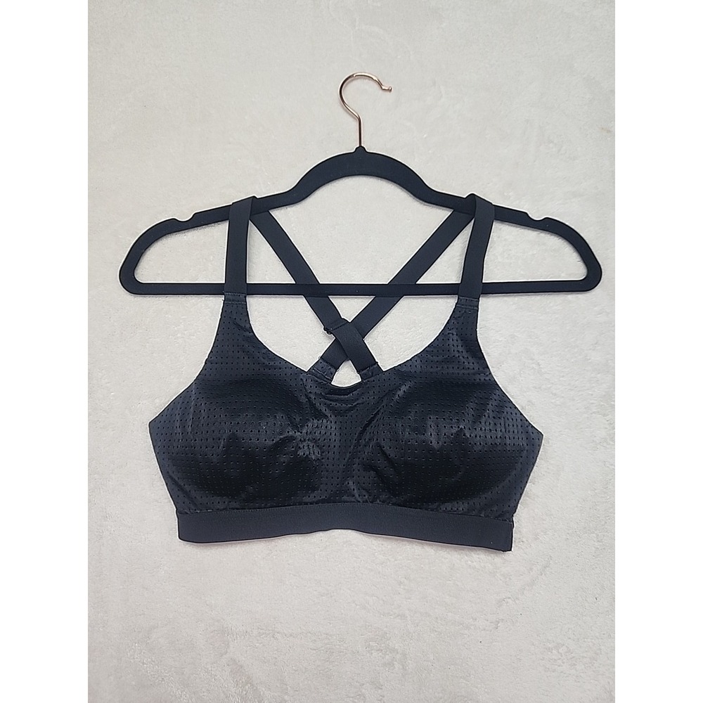 Victoria Sport By Victoria Secret ‎ Bra Black Size 32C Razorback Lightly Padded